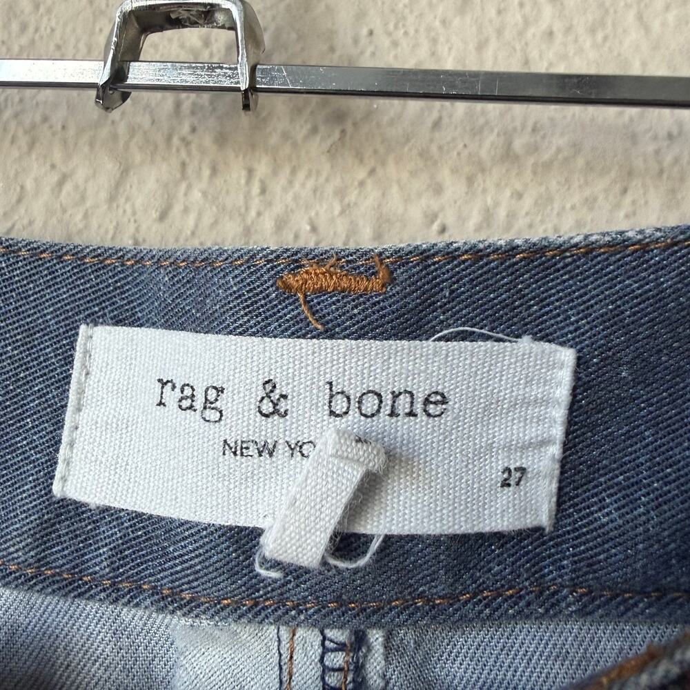 Rag & Bone Miramar Viral Faux Denim Wide Leg Pants Size 27 - Picture 4 of 5